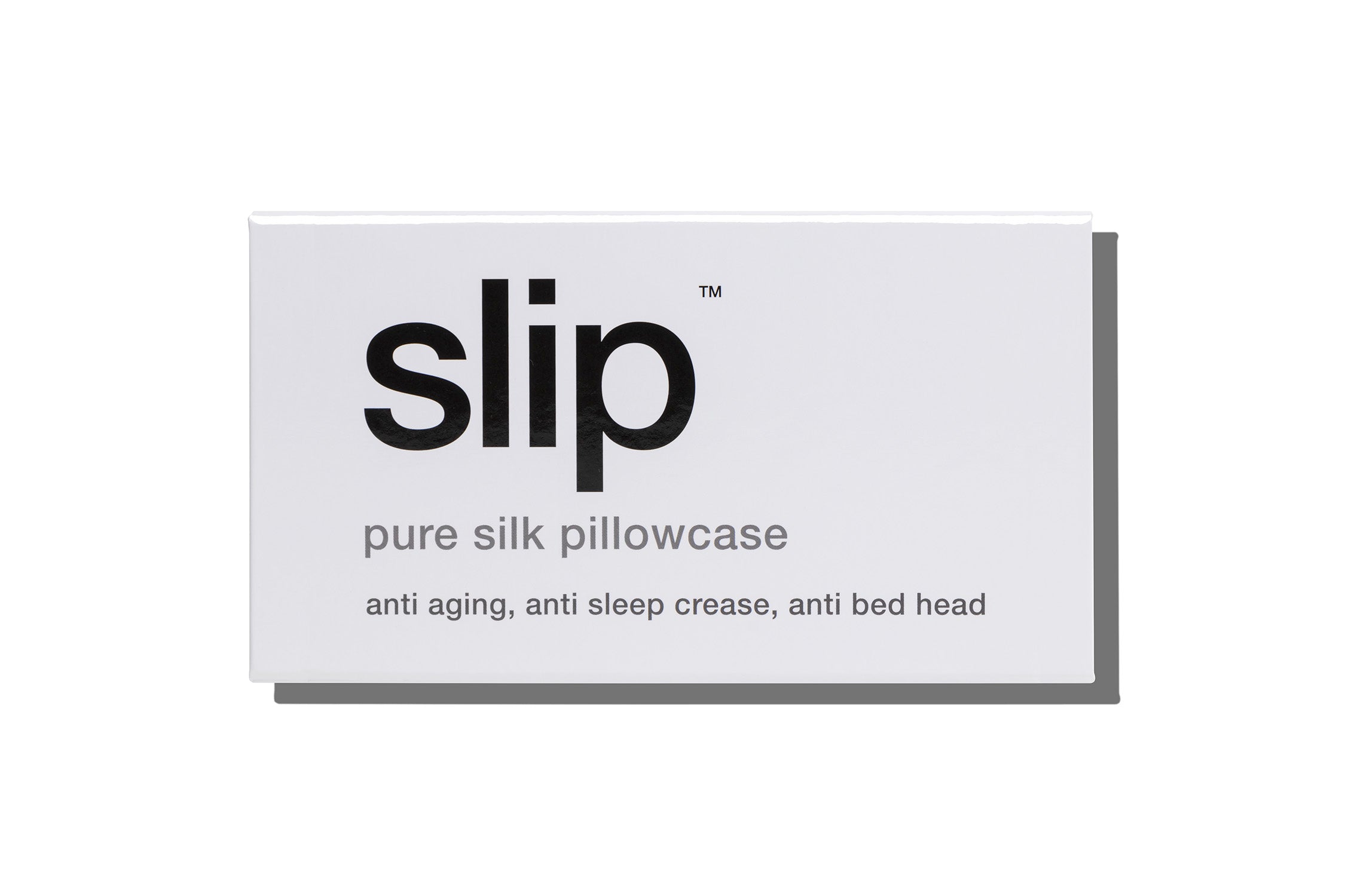 NEW SEALED SLIP factory PURE SILK PILLOWCASE COLOR WHITE KING 20”X36” Anti-aging Frizz