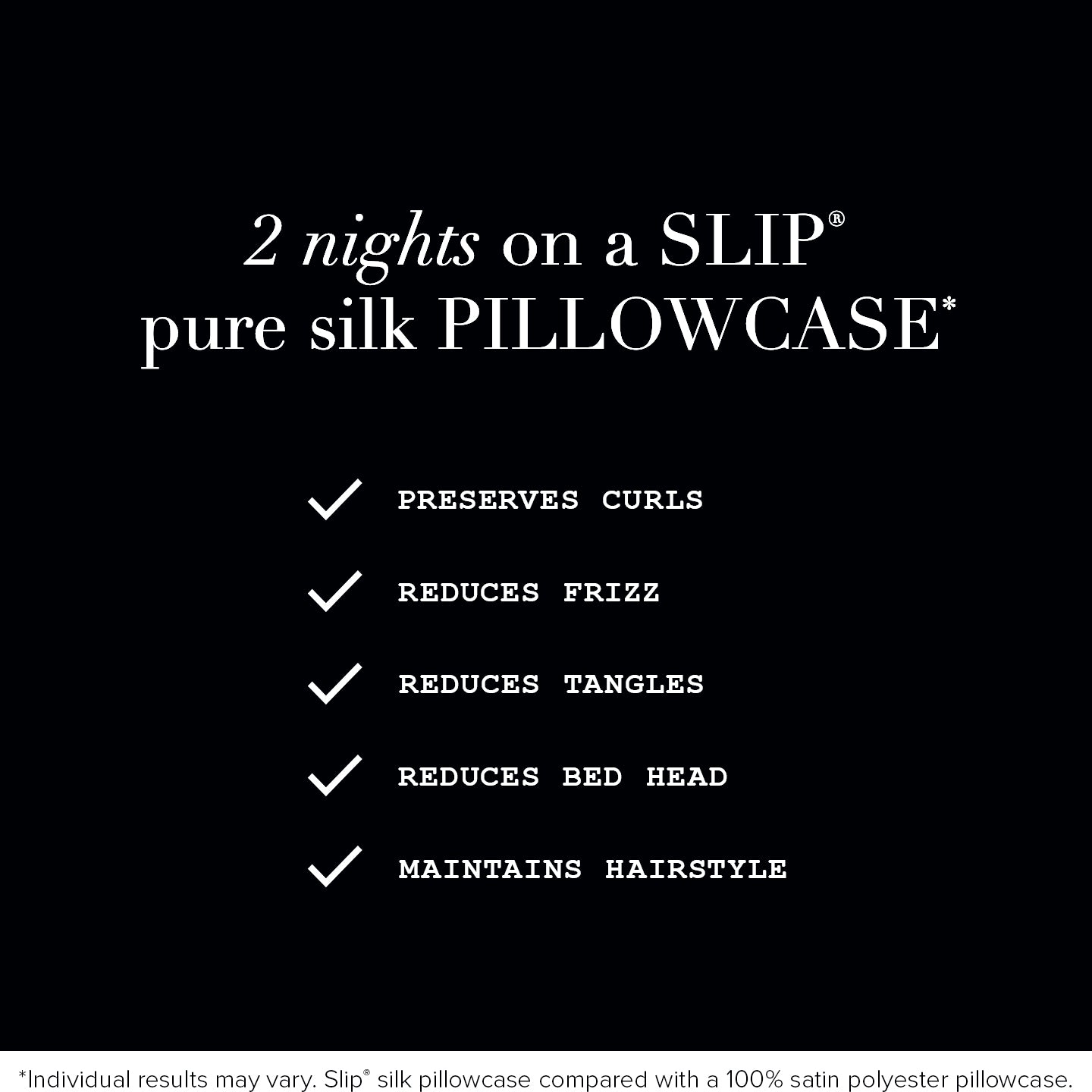 Benefits of silk top or satin pillowcase