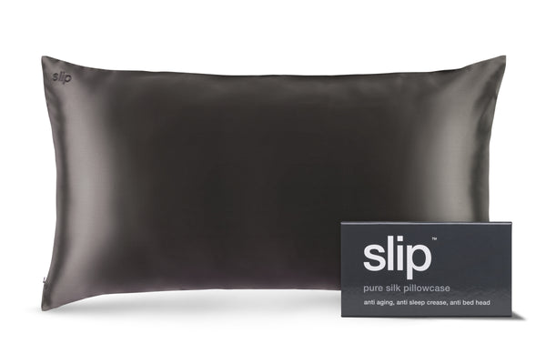 Charcoal King Zippered Pillowcase Slip