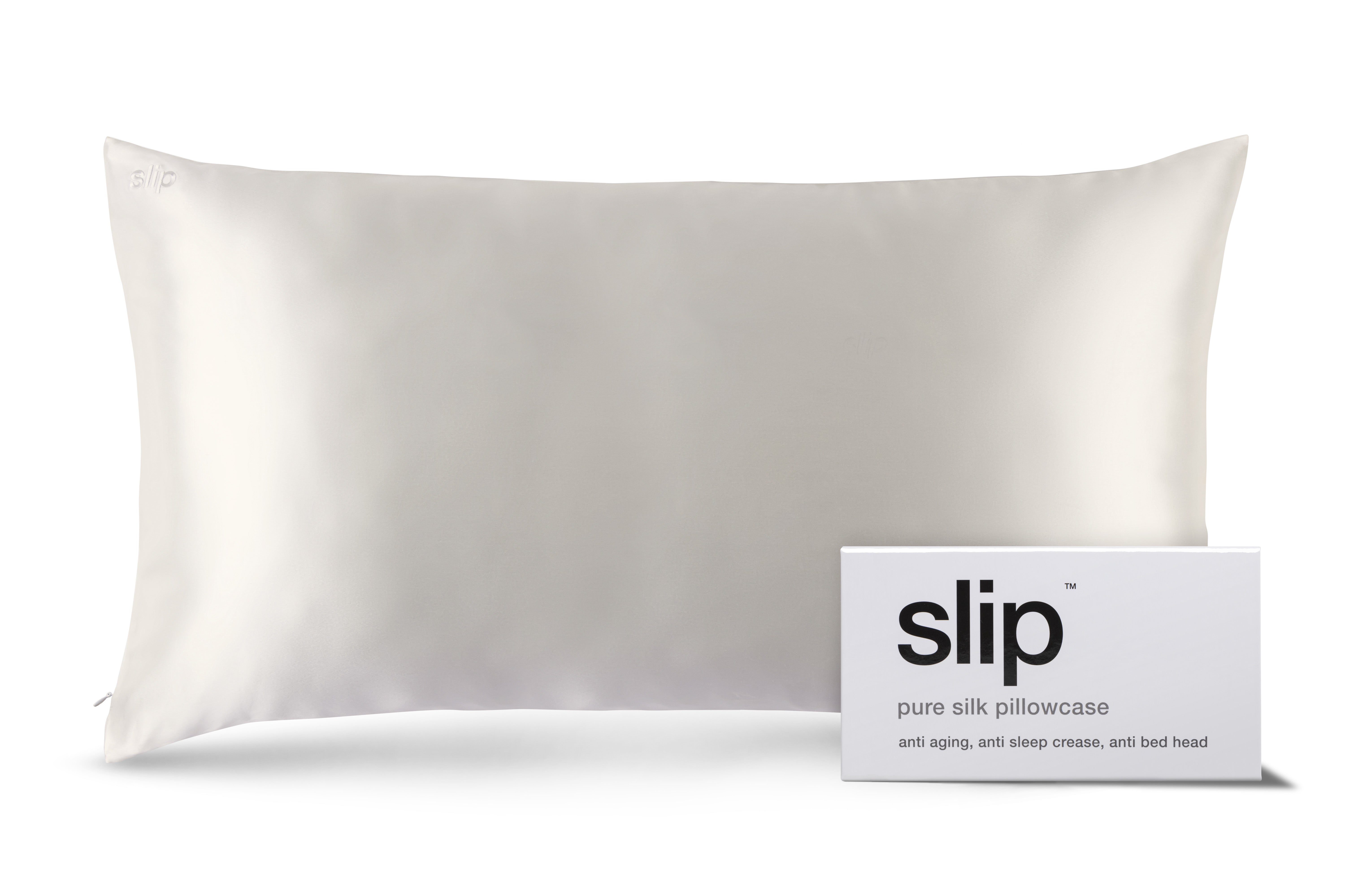 Slip Pure Silk White King Pillowcase Set hotsell $220 Value