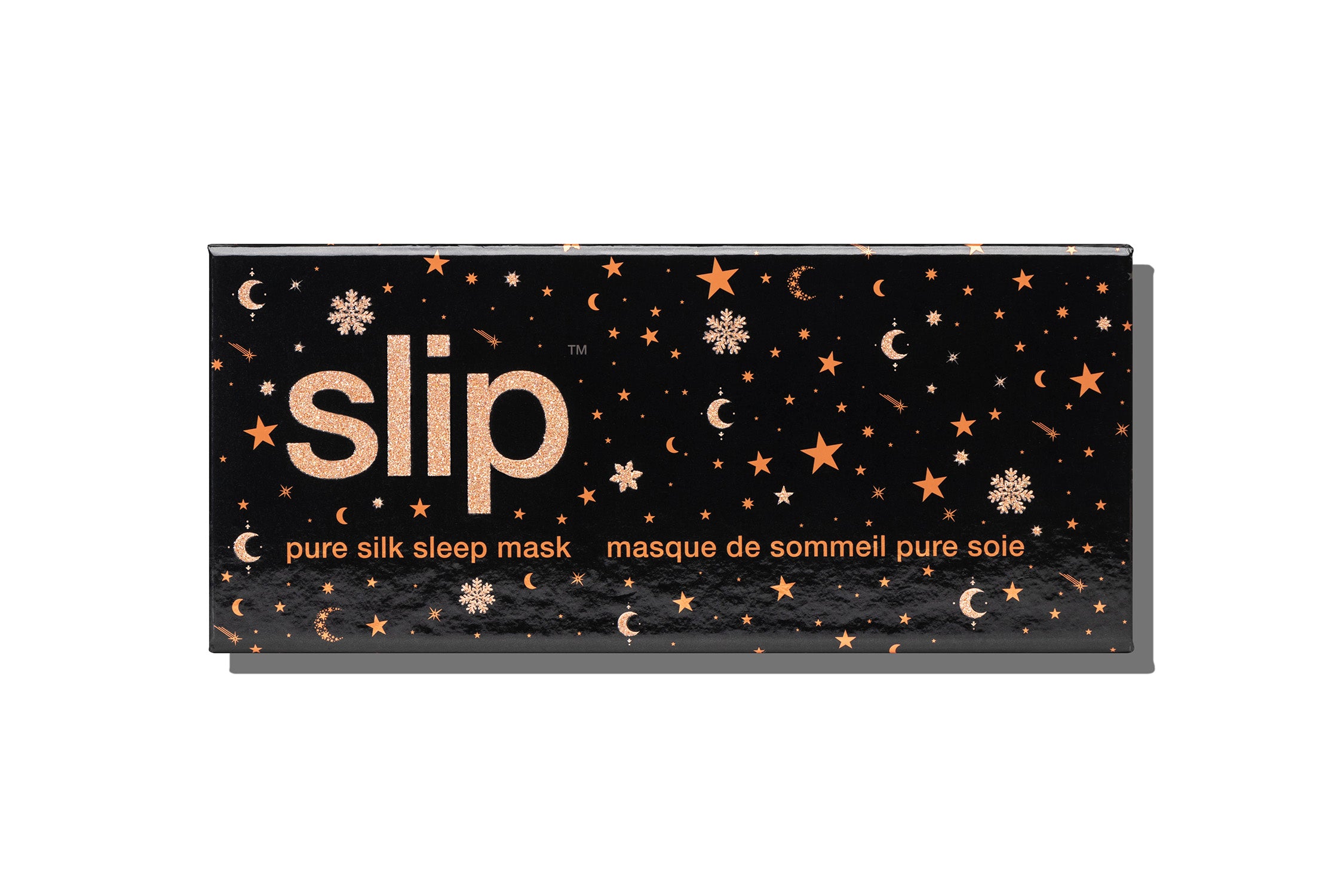 Slip silk pillowcase and black store mask